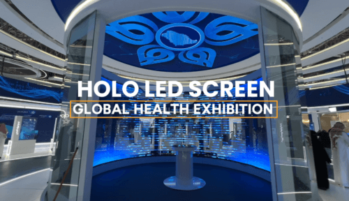 Holographic curved LED screen​